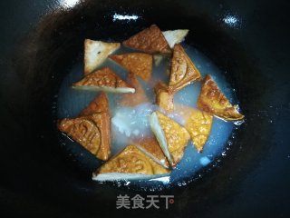 水煮大片香干的做法步骤：5