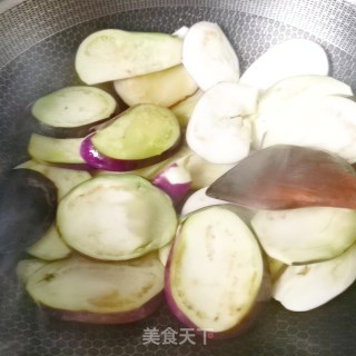 香煎茄子片的做法步骤：5
