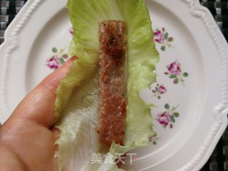 生菜卷牛肉的做法步骤：8