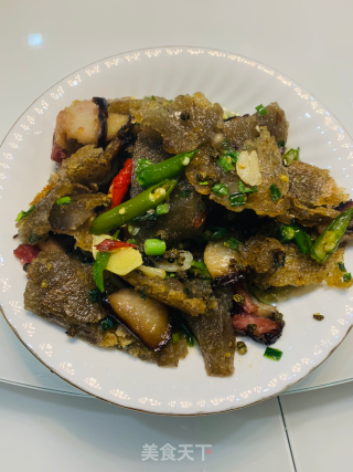 腊肉炒土豆锅巴的做法步骤：11