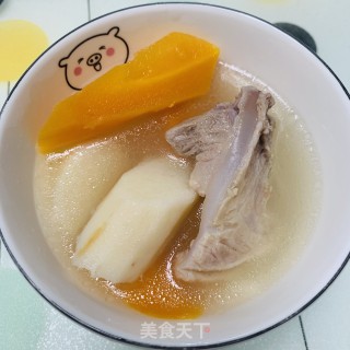 山药萝卜排骨汤的做法步骤：7