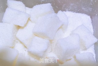 牛奶椰丝小方的做法步骤：4