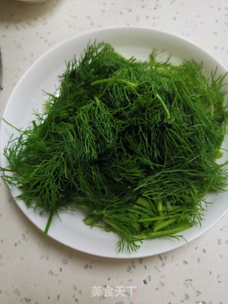 茴香炒鸡蛋的做法步骤：2