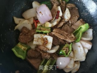 洋葱炒酱羊肉的做法步骤：13
