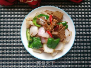 洋葱炒酱羊肉的做法步骤：14