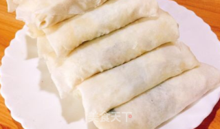 炸春卷的做法步骤：7