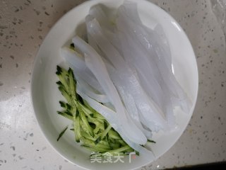 凉粉拌黄瓜的做法步骤：8