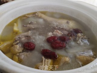 节瓜鸡汤的做法步骤：6
