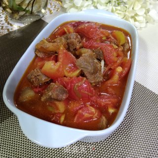 牛肉炖番茄的做法步骤：7