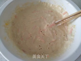 红萝卜丝鸡蛋饼的做法步骤：3