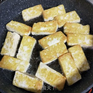 小青菜炒豆腐的做法步骤：5