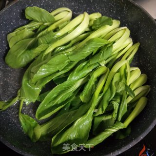 小青菜炒豆腐的做法步骤：6