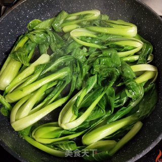 小青菜炒豆腐的做法步骤：7