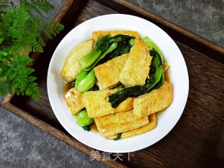 小青菜炒豆腐的做法步骤：11