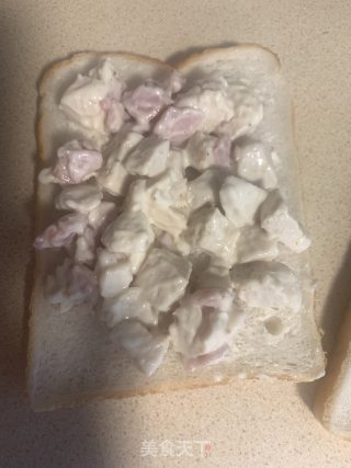鸡胸培根三明治的做法步骤：5