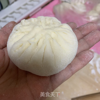 肉包子（香菇洋葱萝卜肉馅）的做法步骤：19