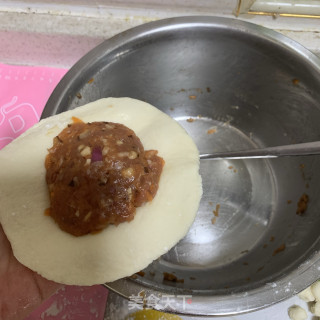 肉包子（香菇洋葱萝卜肉馅）的做法步骤：24