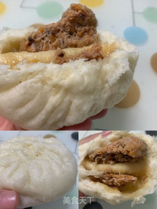 肉包子（香菇洋葱萝卜肉馅）的做法步骤：27