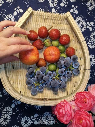 香桃酸奶冰淇淋的做法步骤：1
