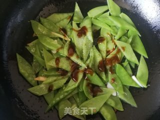 蚝油荷兰豆的做法步骤：6