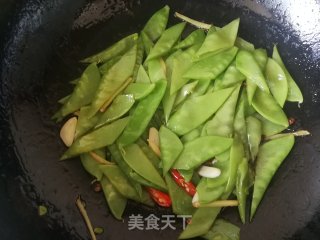 蚝油荷兰豆的做法步骤：7