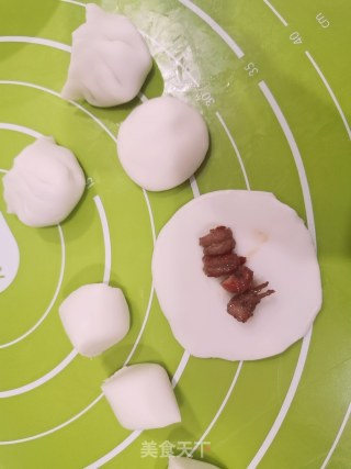 水晶小龙虾蒸饺的做法步骤：4