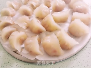 水晶小龙虾蒸饺的做法步骤：7