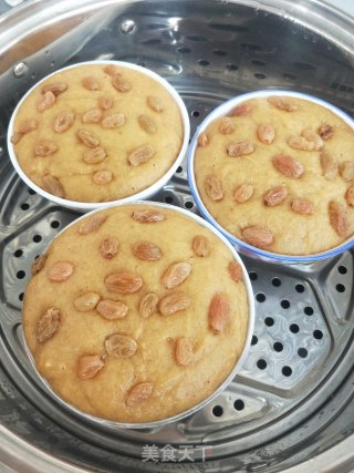 玉米面红糖发糕的做法步骤：9