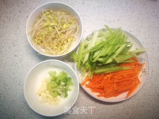 素炒三丝的做法步骤：1