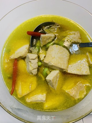 毛豆豆腐汤的做法步骤：7