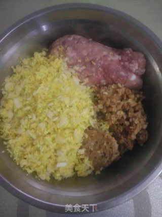 肉渣拌饺子馅的做法步骤：4