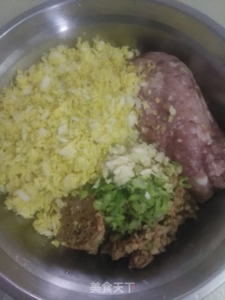 肉渣拌饺子馅的做法步骤：6