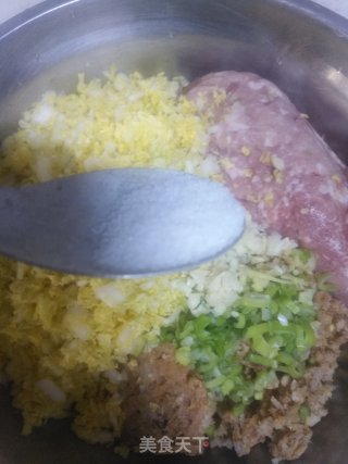 肉渣拌饺子馅的做法步骤：7