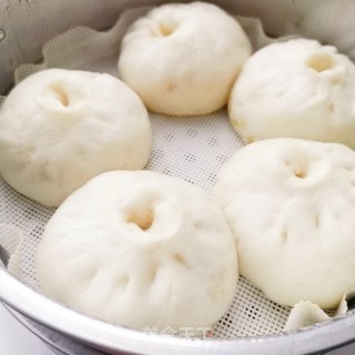 四季豆酱鸡肉包的做法步骤：17