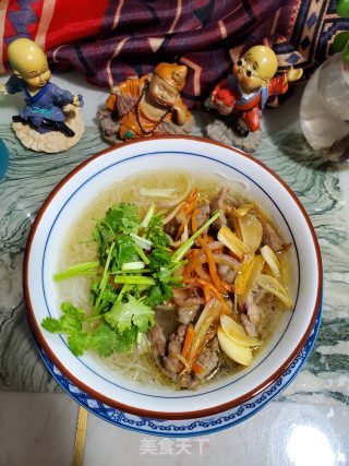 牛柳汤米粉的做法步骤：13