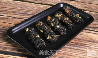 黑芝麻营养脆的做法步骤：5