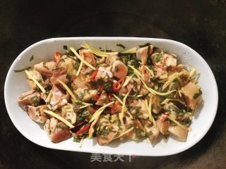 紫苏蒸猪手的做法步骤：3