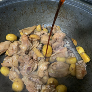 鸡肉焖板栗????大口吃肉的做法步骤：5