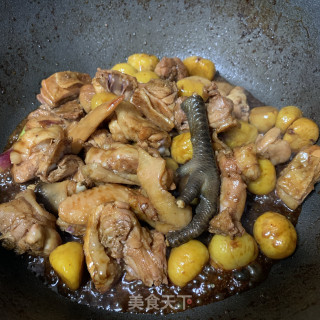 鸡肉焖板栗????大口吃肉的做法步骤：7