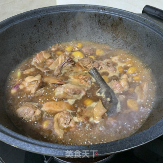 鸡肉焖板栗????大口吃肉的做法步骤：9