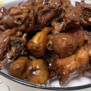 鸡肉焖板栗????大口吃肉的做法步骤：10