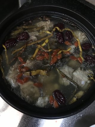 霍斛排骨汤的做法步骤：9