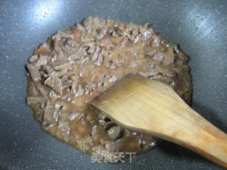 牛肉炒酸豆角的做法步骤：8