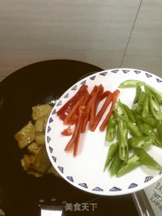 香煎老豆腐的做法步骤：6
