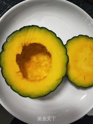 南瓜蒸蛋的做法步骤：2