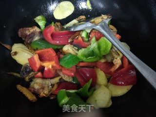鸡腿乱炖的做法步骤：7