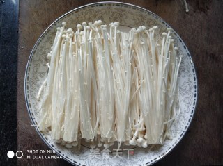 无油版金针菇鸡胸肉的做法步骤：2