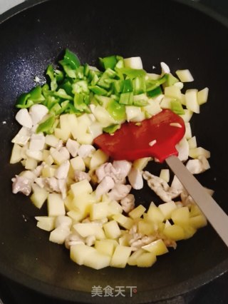 咖喱鸡肉饭的做法步骤：7