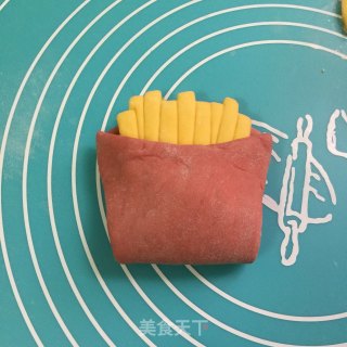 薯条豆沙包的做法步骤：14