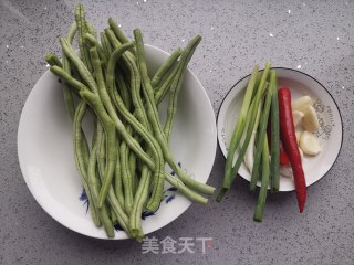 豆角麦饭的做法步骤：2